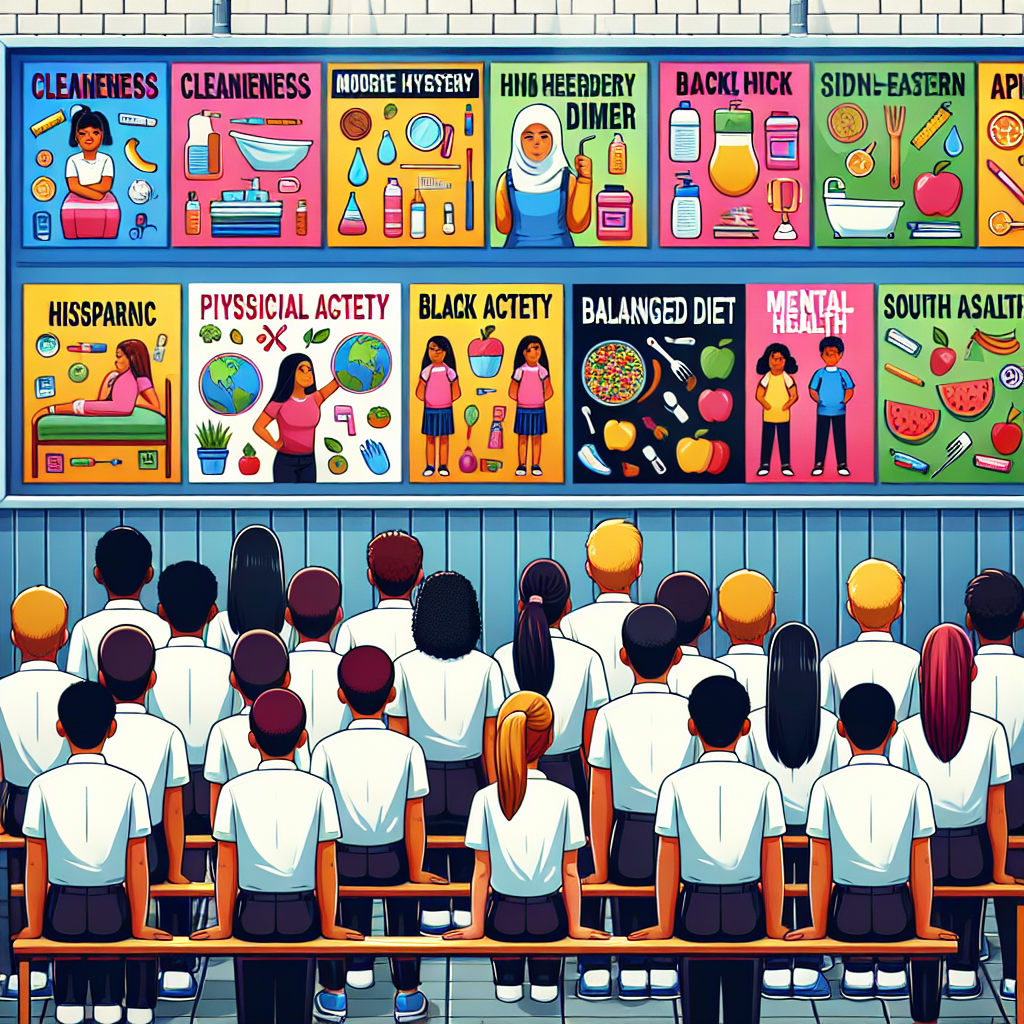 Promoting Clean and Healthy Lifestyle Through School Posters